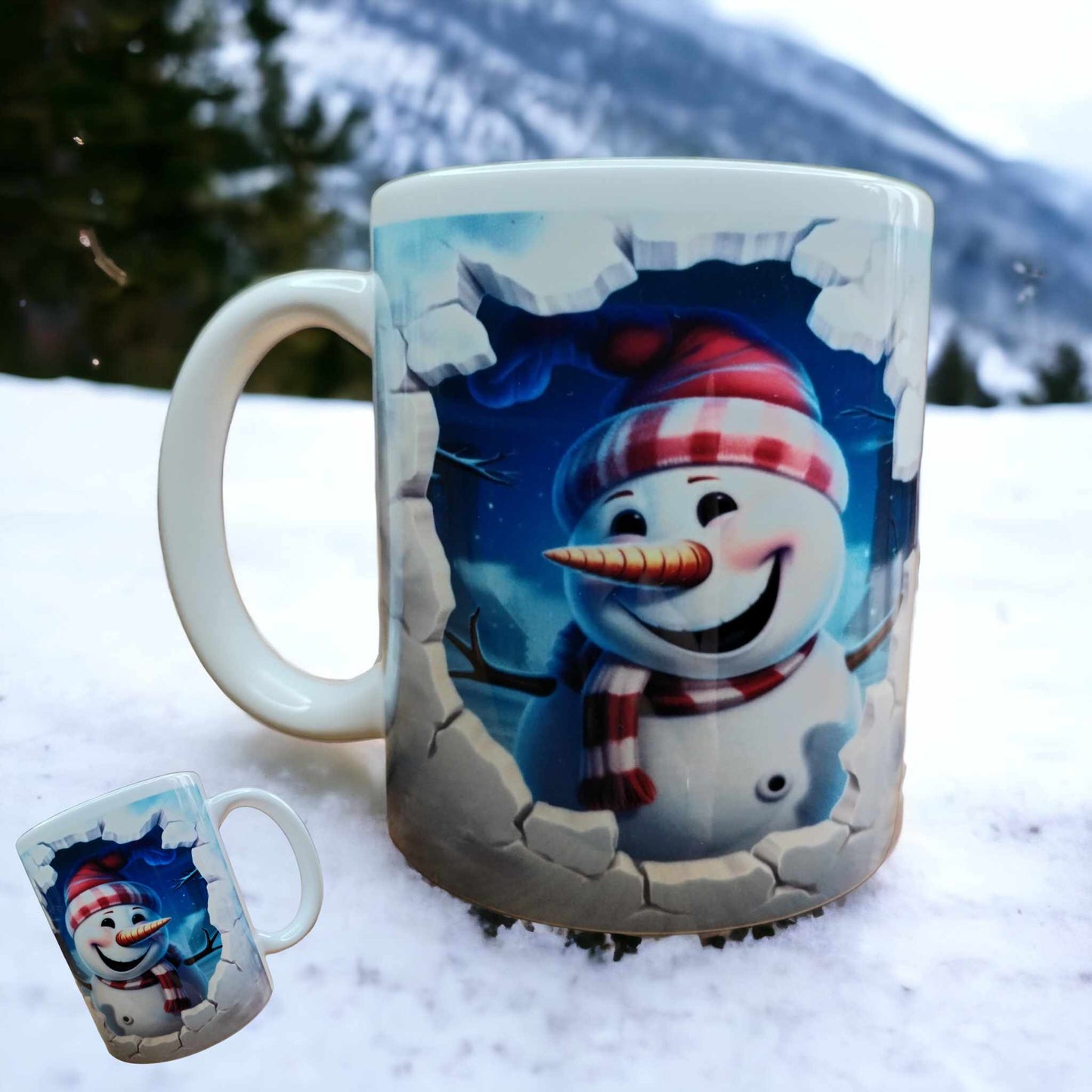 MUG de Noël - Gamme pour enfants - Bonhomme de neige