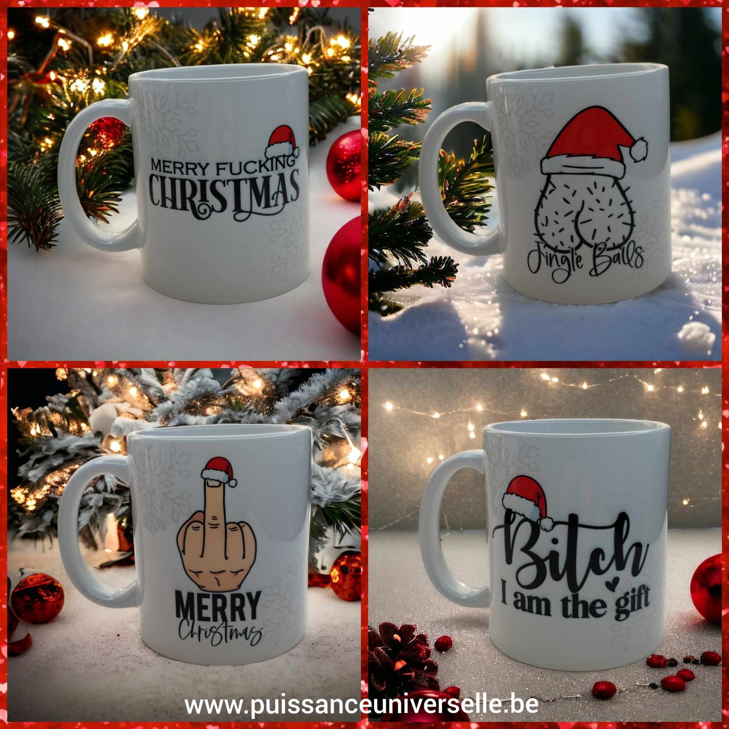 MUGS de Noël - Gamme pour adultes