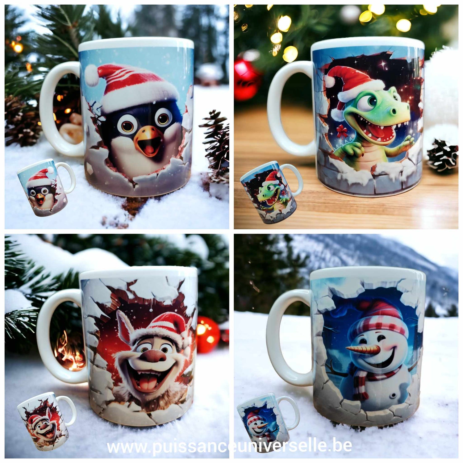 MUGS de Noël - Gamme pour enfants