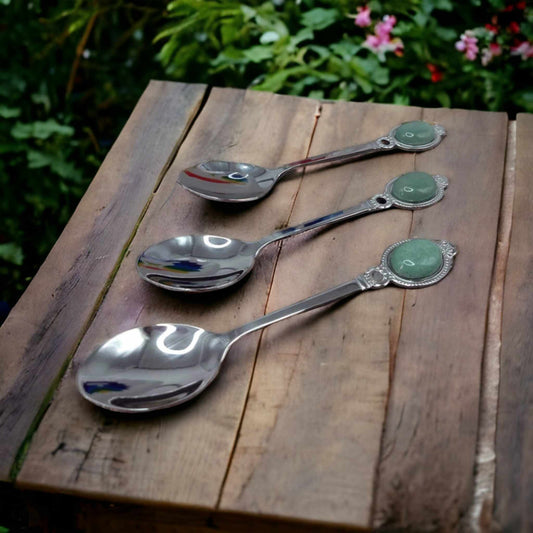 Cuillère Lithothérapeutique - Aventurine