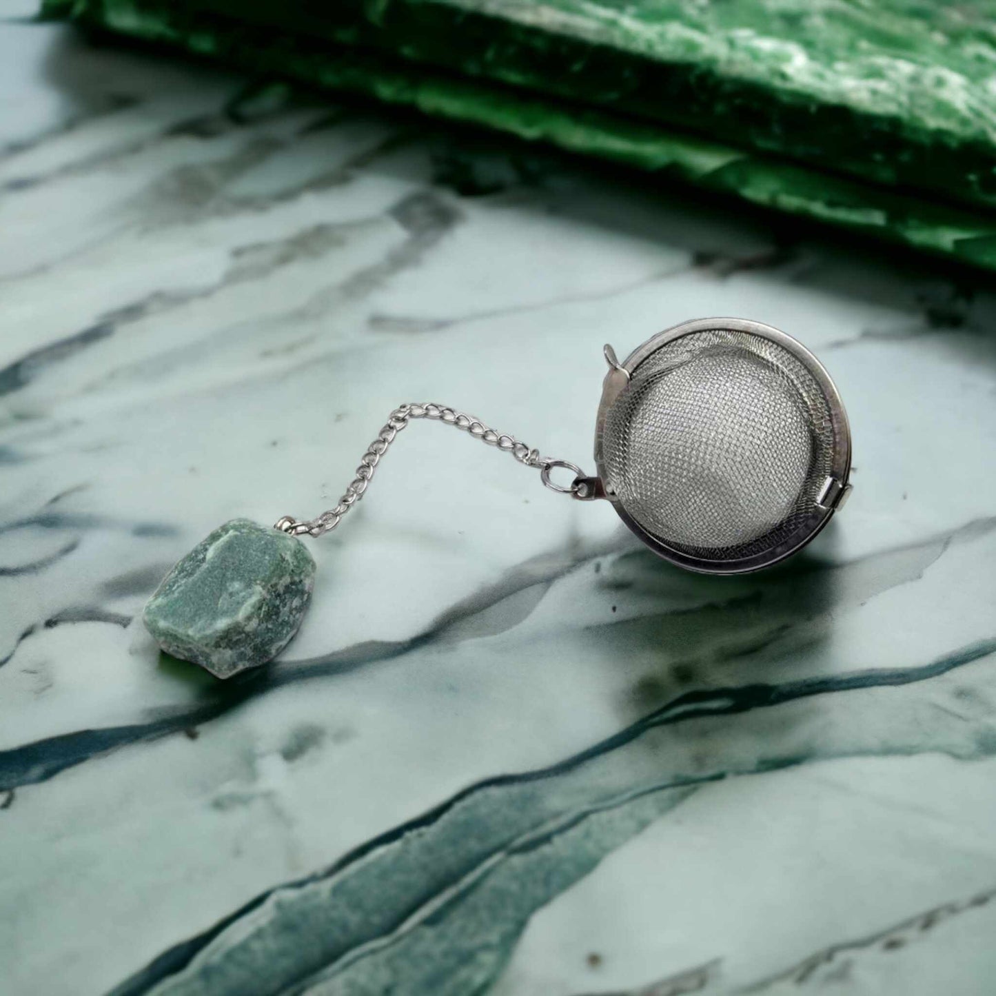 Boule à thé Lithothérapeutique - Aventurine