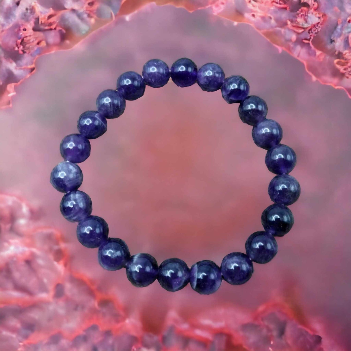 Bracelet lithothérapeutique - Améthyste