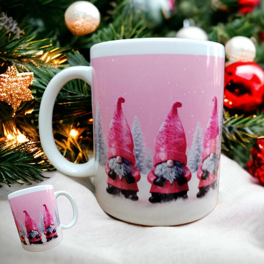 MUG de Noël - Lutins roses