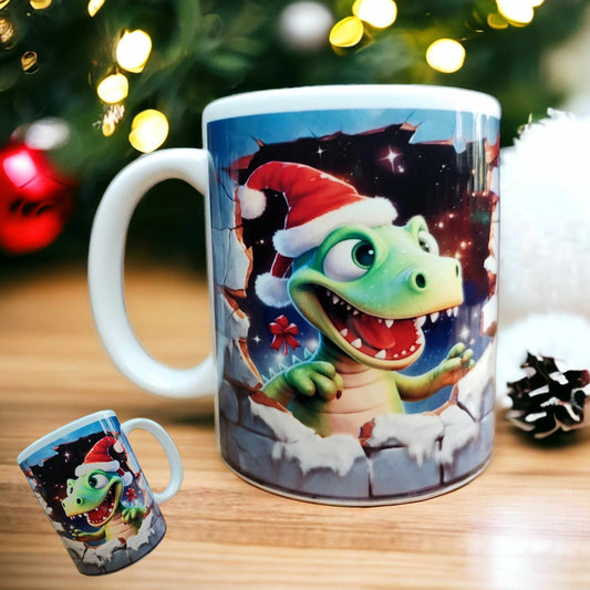 MUG de Noël - Gamme pour enfants - Dinosaure