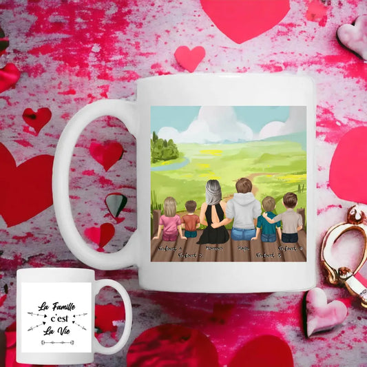 Mug personnalisé - Famille