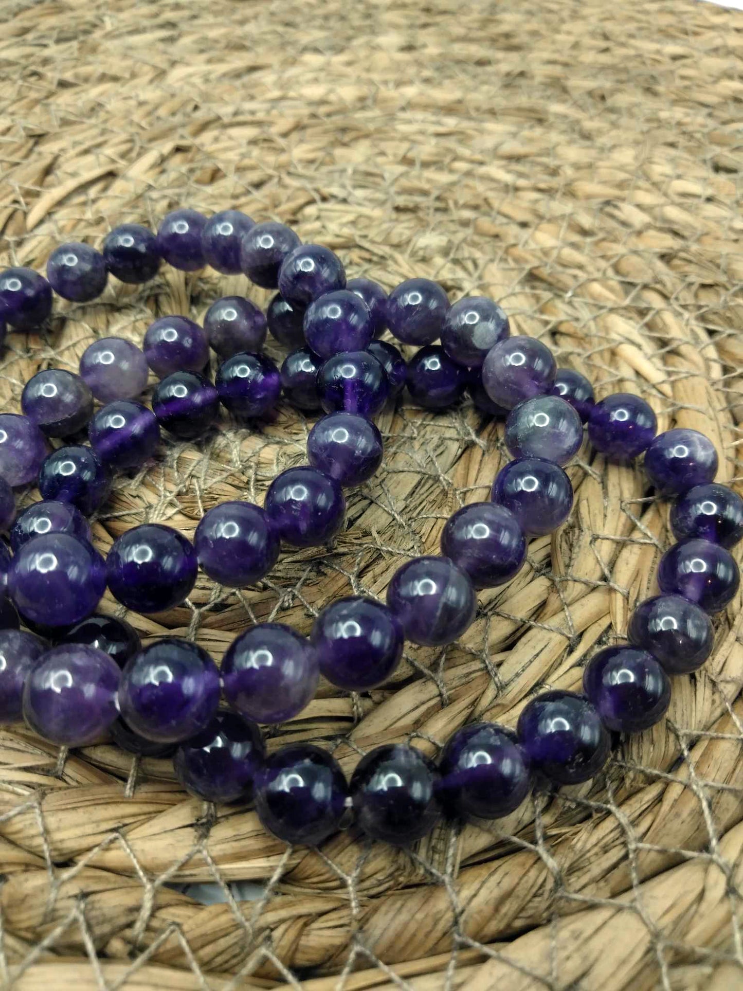 Bracelet lithothérapeutique - Améthyste