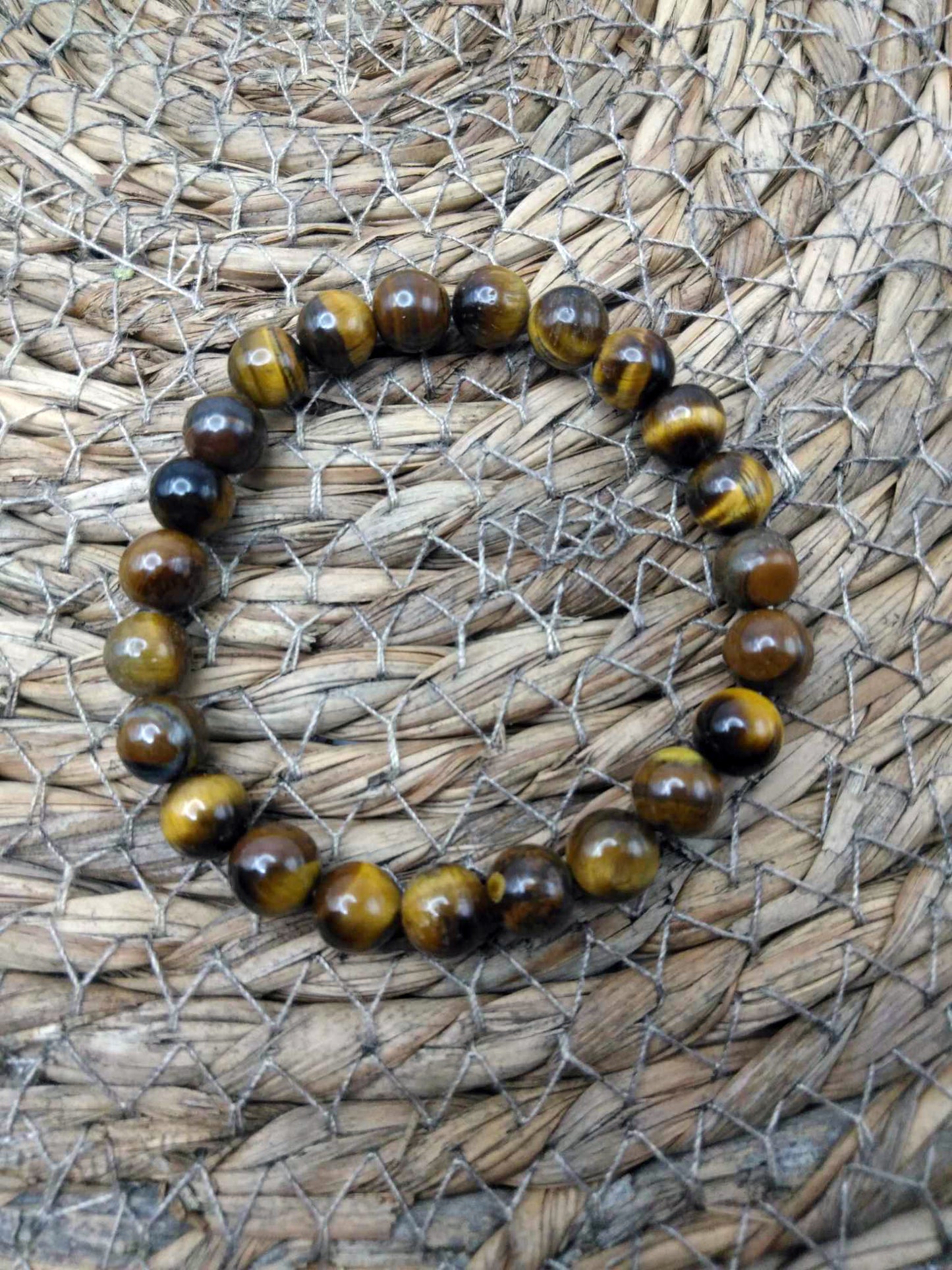 Bracelet lithothérapeutique - Oeil de tigre