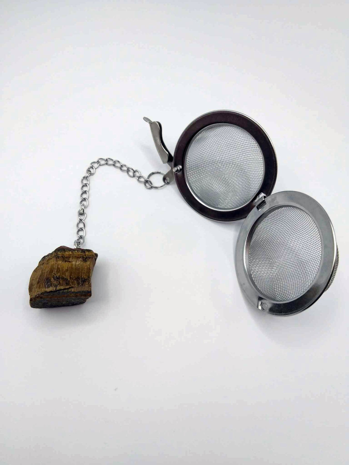 Boule à thé Lithothérapeutique - Oeil de tigre