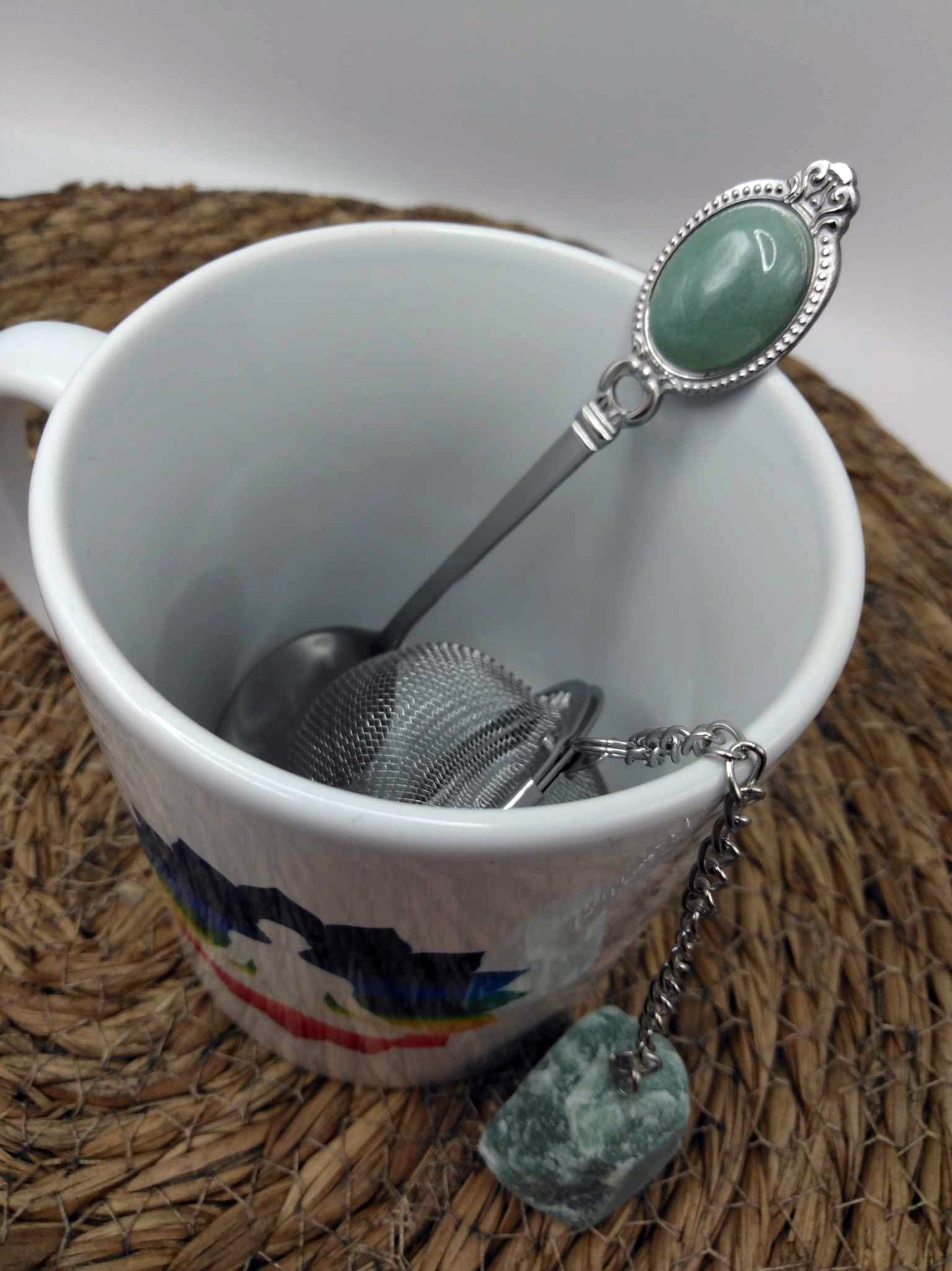 Boule à thé Lithothérapeutique - Aventurine