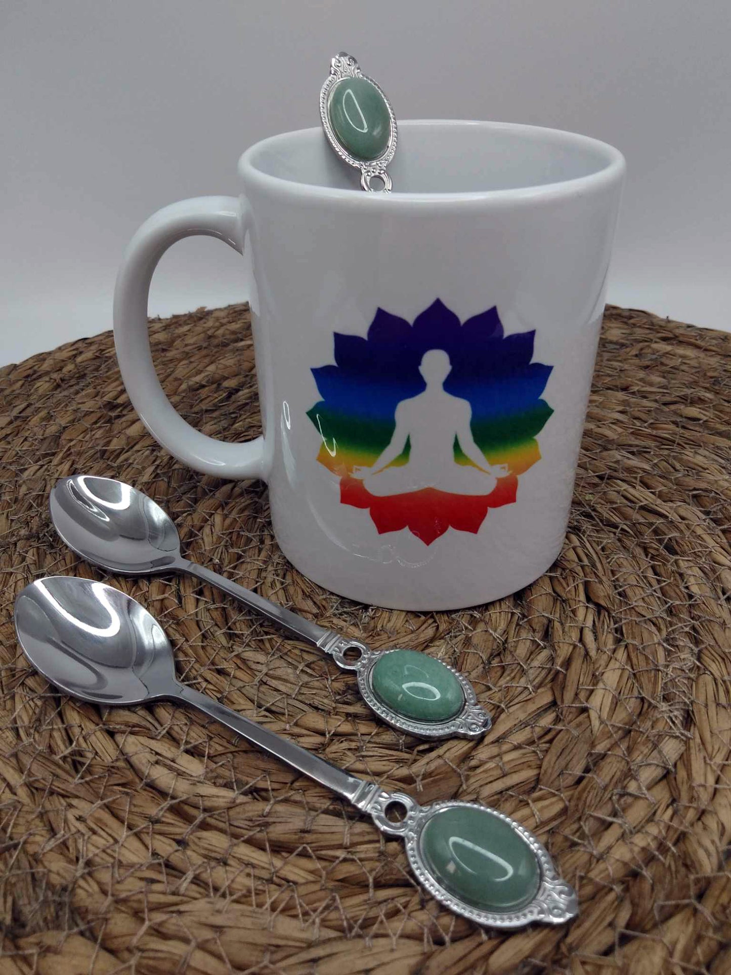 Cuillère Lithothérapeutique - Aventurine