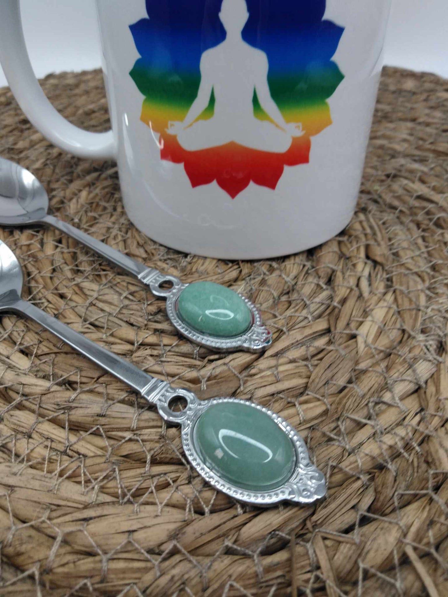 Cuillère Lithothérapeutique - Aventurine