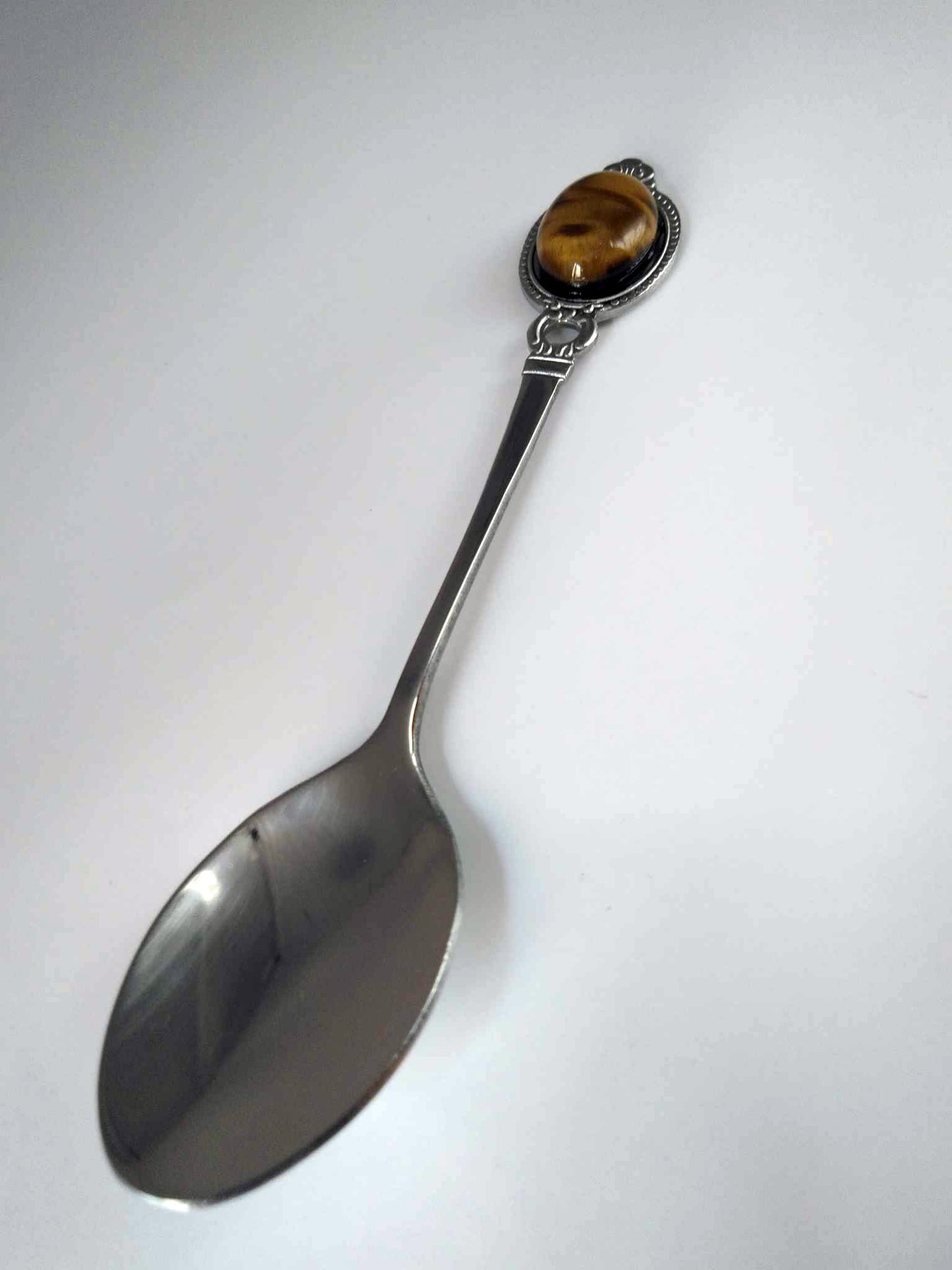 Cuillère Lithothérapeutique - Oeil de tigre