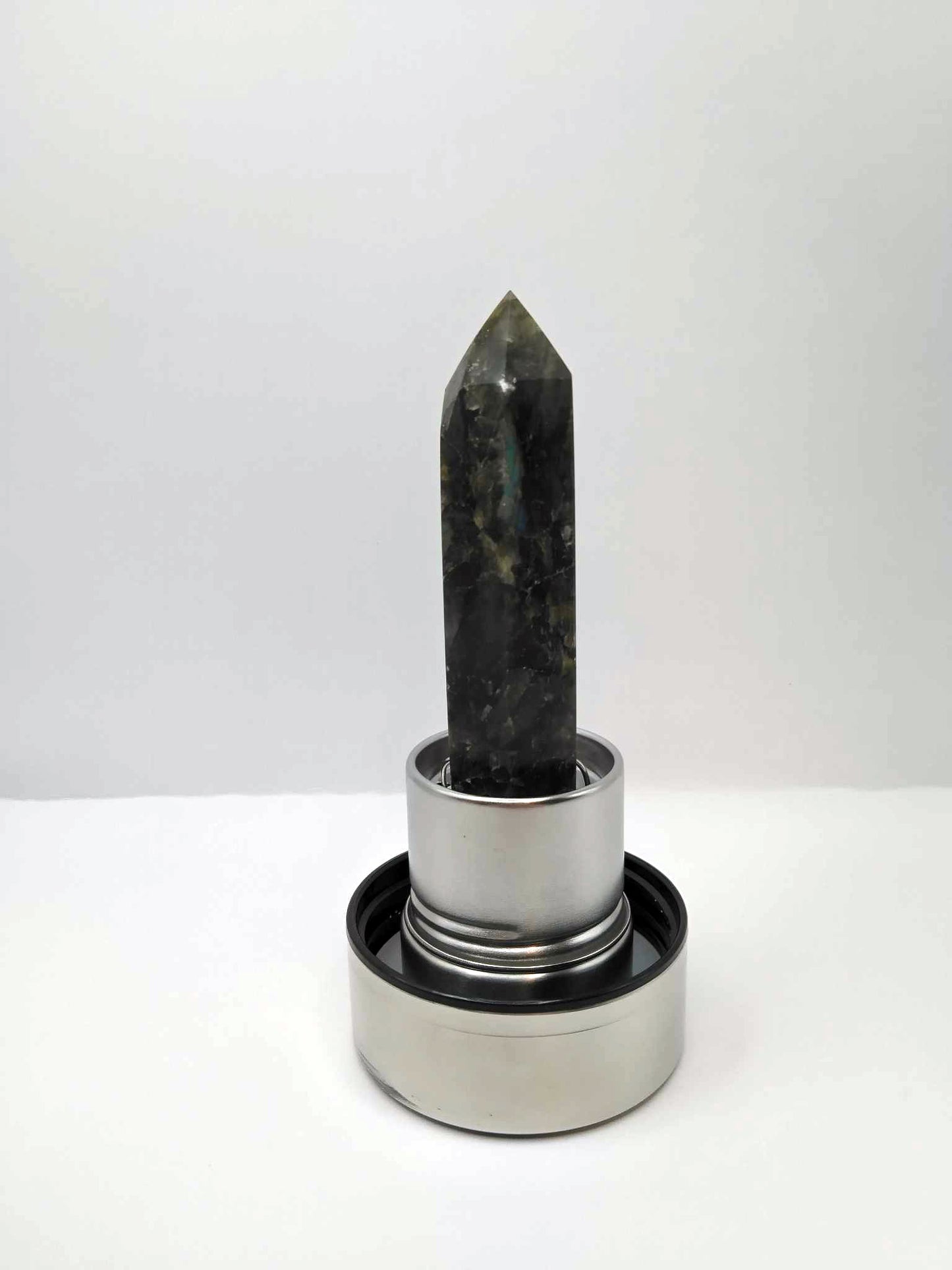 Gourde énergétique Lithothérapie en verre - 550ml - Labradorite