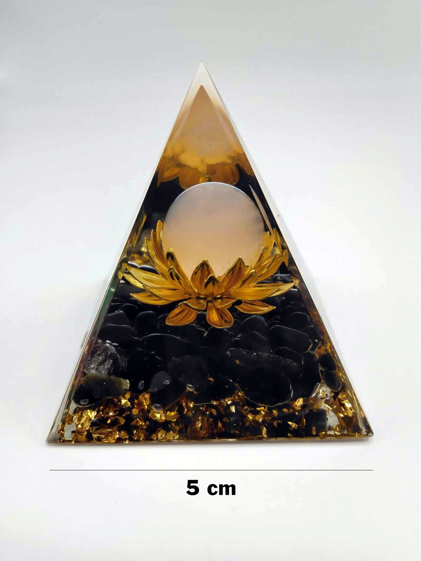 Pyramide Orgonite - Obsidienne