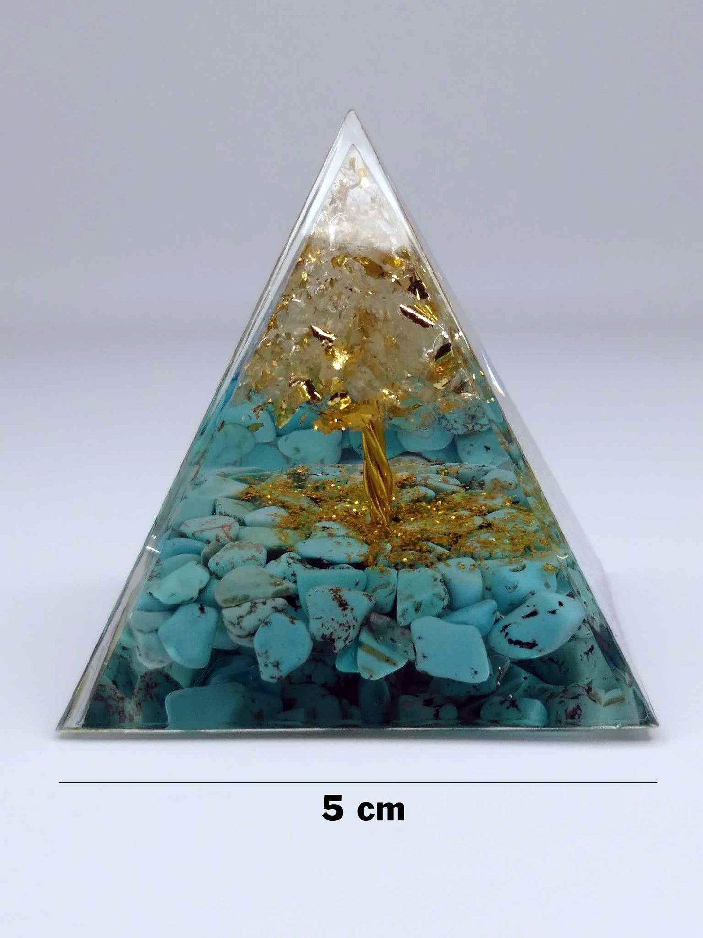Pyramide Orgonite - Turquoise