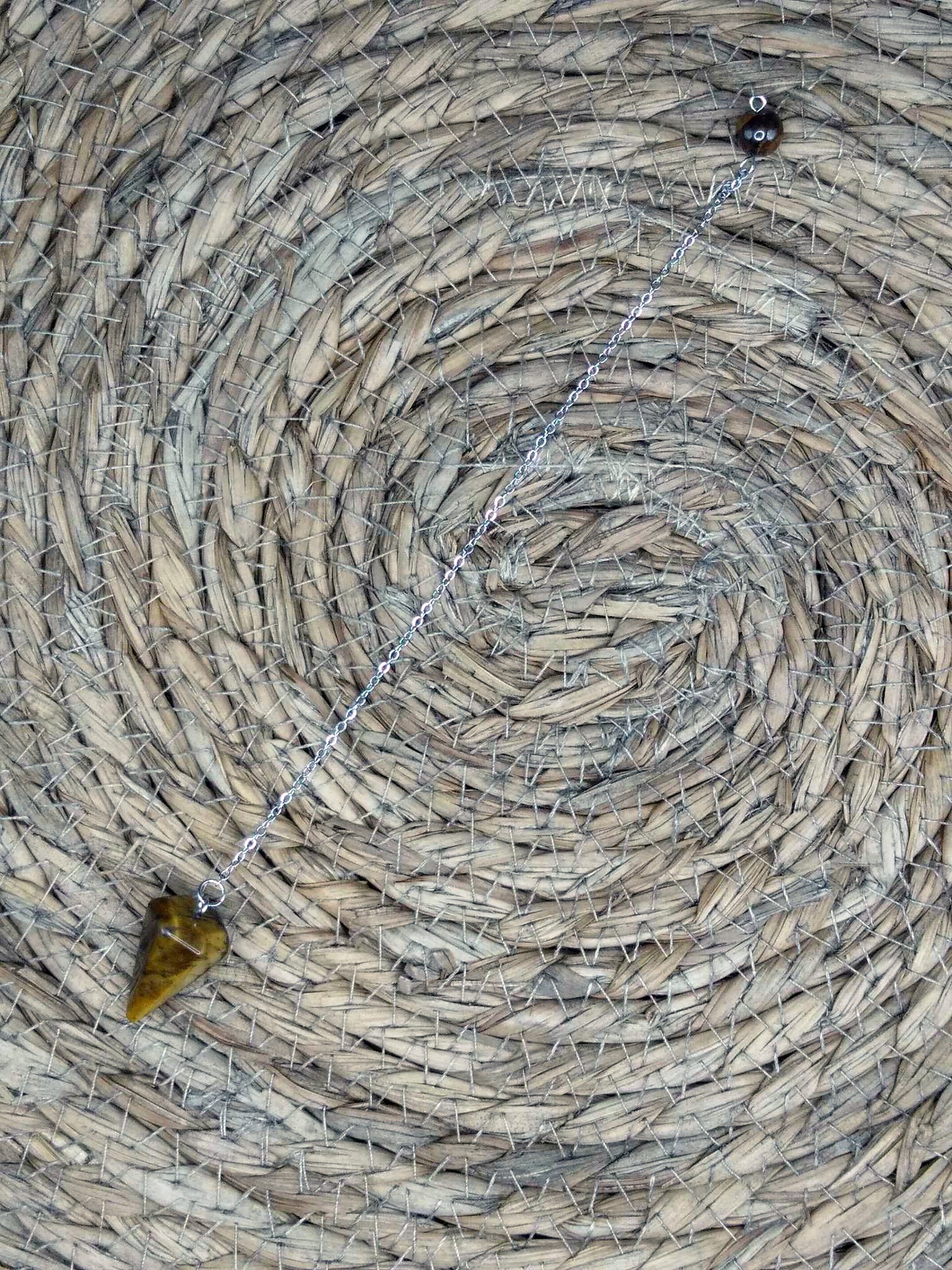 Pendule de poche - Oeil de tigre