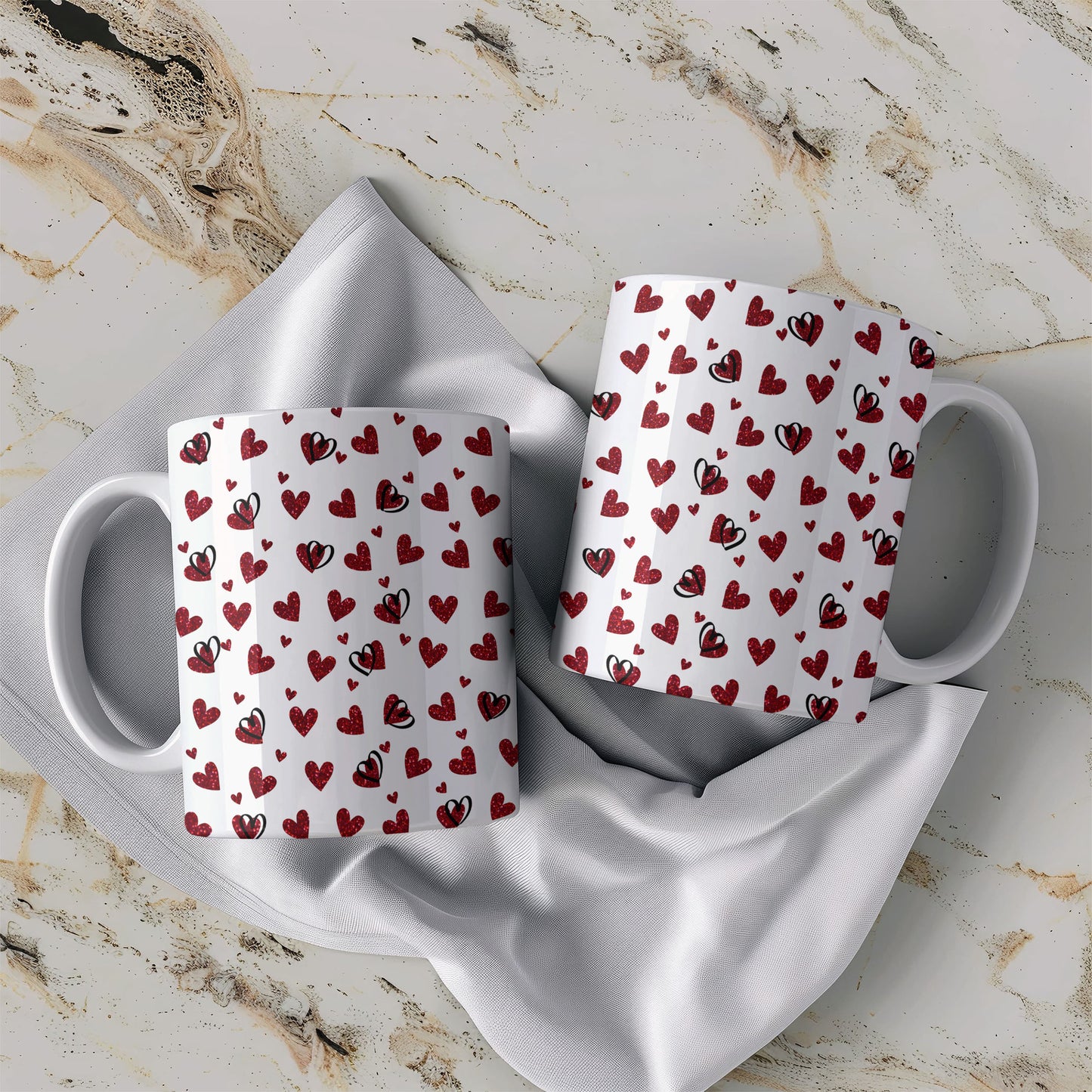 MUG de Saint-Valentin - L'amour en paillettes (6)