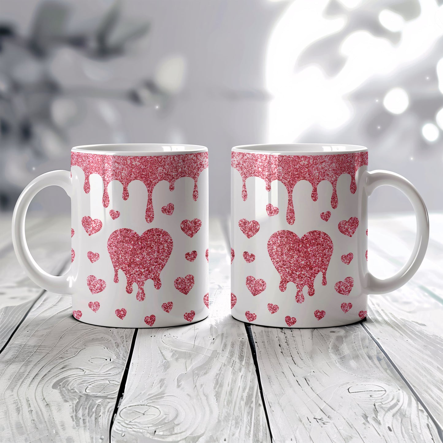 MUG de Saint-Valentin - L'amour en paillettes (2)