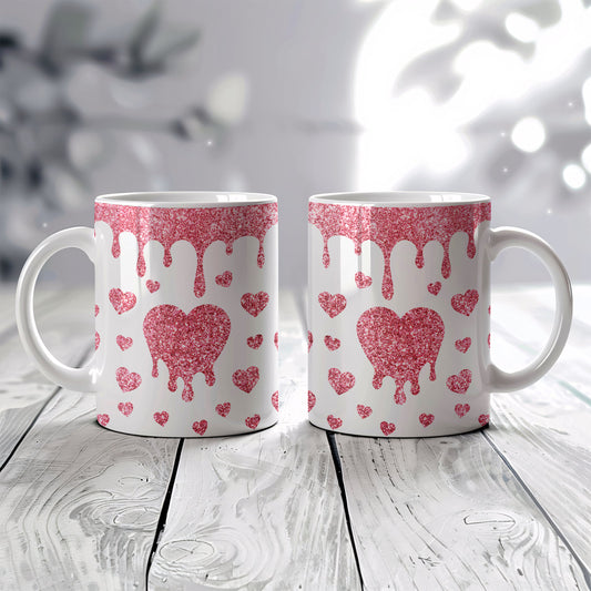 MUG de Saint-Valentin - L'amour en paillettes (2)