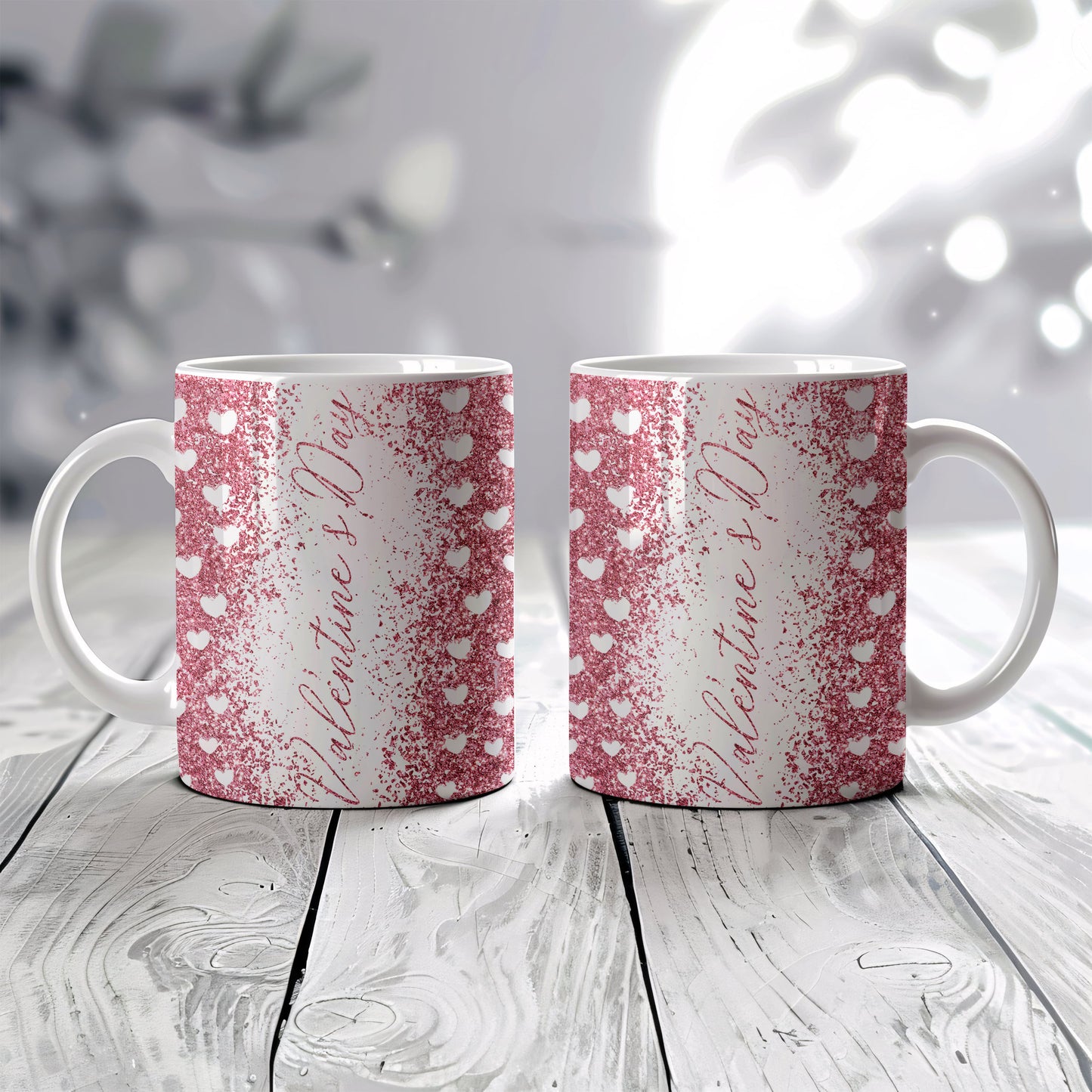 MUG de Saint-Valentin - L'amour en paillettes (4)