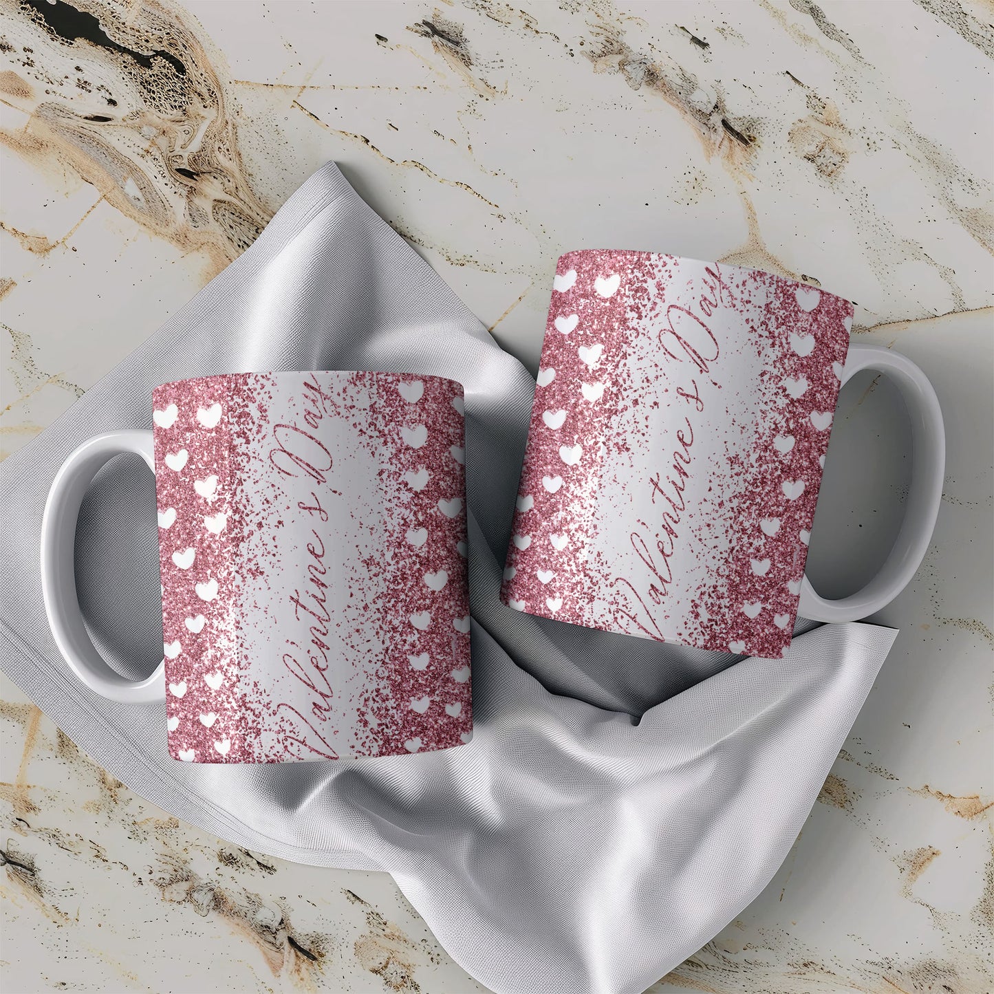 MUG de Saint-Valentin - L'amour en paillettes (4)